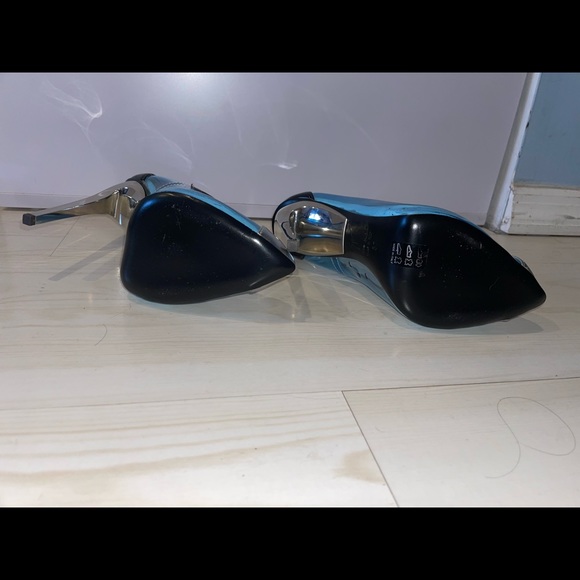 Giuseppe Zanoti Cam Nero blue PBC heels - Picture 8 of 8